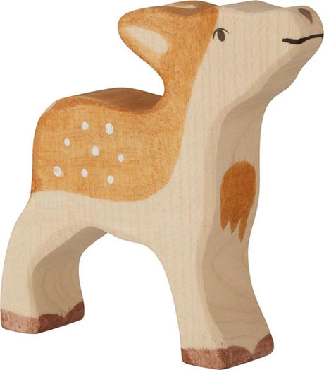 Zwierzęta leśne Holztiger - płowy - 9x2x9cm - figura drewniana - ręcznie robiona