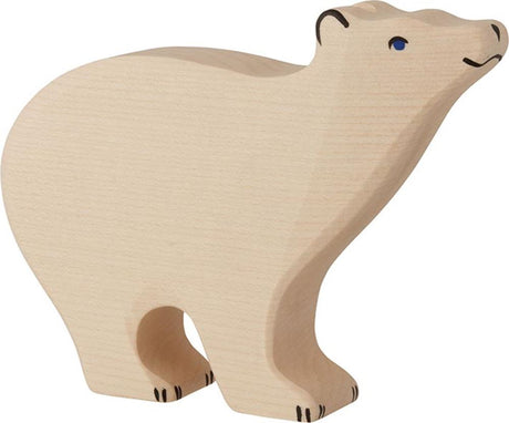 Niedźwiedź polarny Holztiger. 15cm.