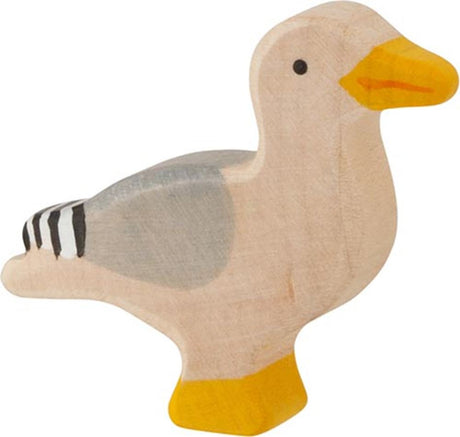 Zwierzęta morskie Holztiger - mewa - 6x2x6cm - figura drewniana - ręcznie robiona