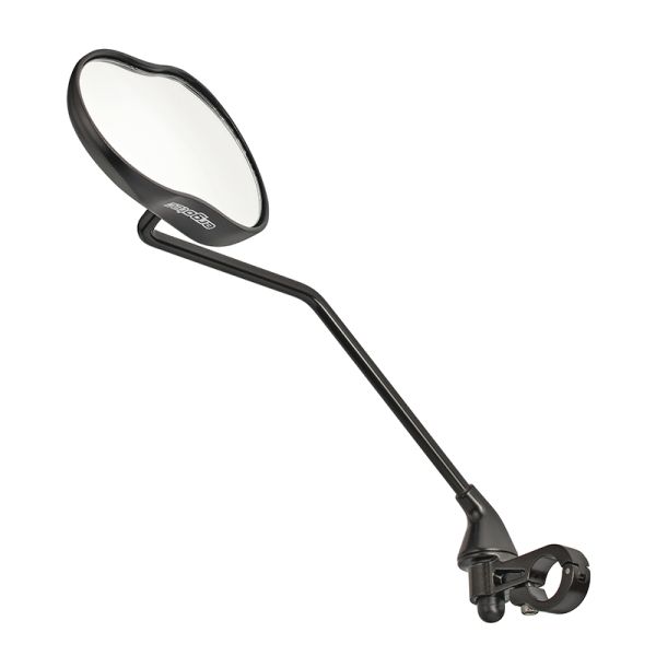 Lustro Ergotec m-99lv mocowanie prawe 122 x 78-66 mm - czarne