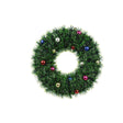 Decoris krans met 15 kerstballen ø29cm kunststof