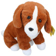 Eddy Toys pluszowy piesek brązowy biały 45cm