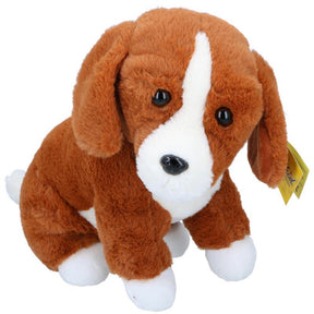Eddy Toys pluszowy piesek brązowy biały 45cm