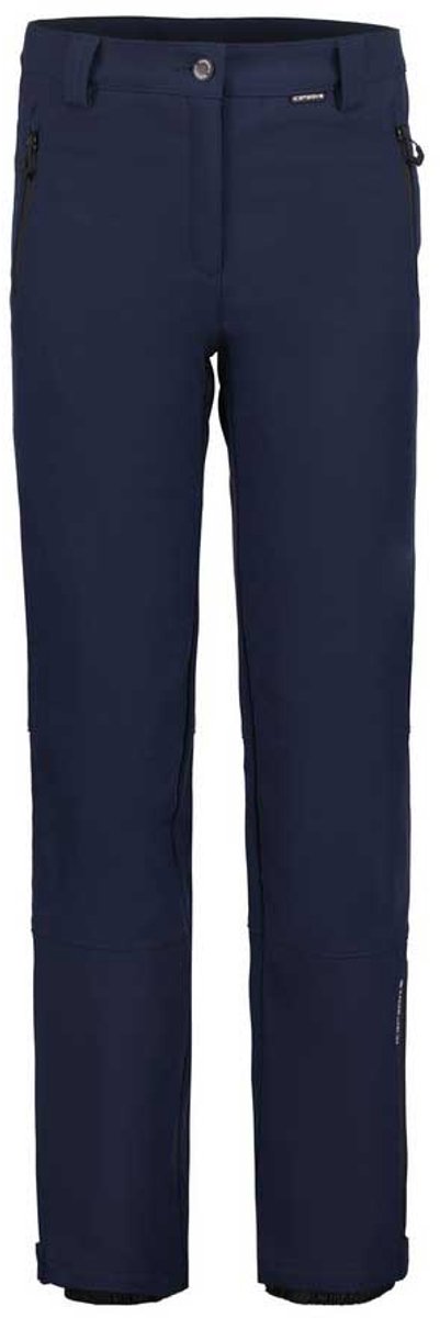 Damskie spodnie narciarskie softshell Icepeak Frechen - ciemnoniebieskie - 38