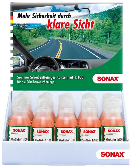Sonax płyn do szyb przezroczysty o klarowności 1:100 25ml