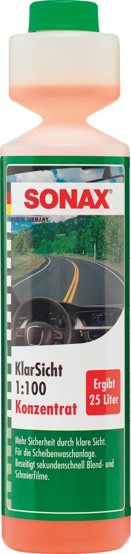 Sonax płyn do mycia okien przezroczysty 1:100 przezroczysty 250 ml
