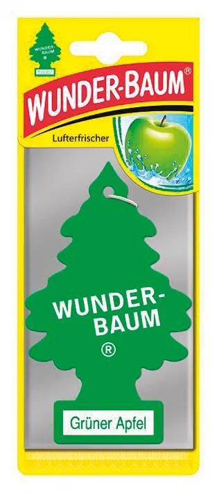 Wunder-baum lufterfrischer odświeżacz powietrza zielone jabłko 1-er