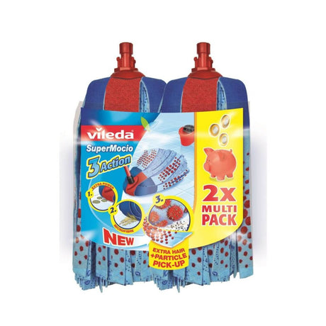 Mop Vileda Supermocio 3action 2 sztuki