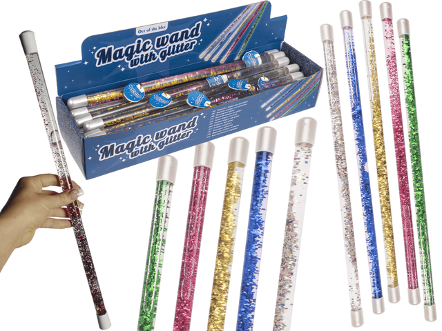 Dsp magische toverstok. 6 kleuren. 46 cm
