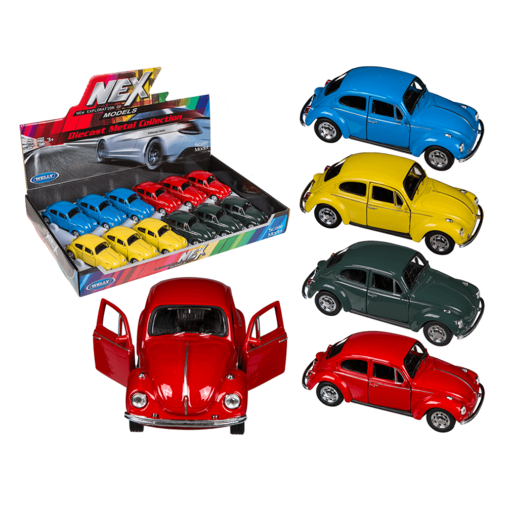 Model samochodu DSP z napędem pull-back. vw chrząszcz 19