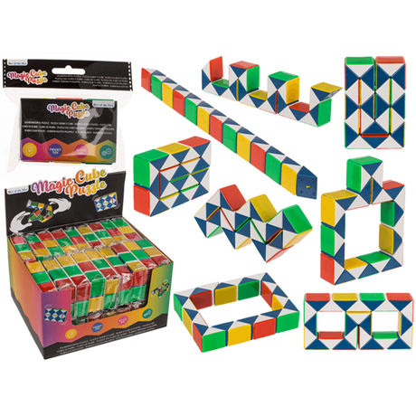 Puzzle z magiczną kostką DSP o wymiarach 9x2,5 cm. 36