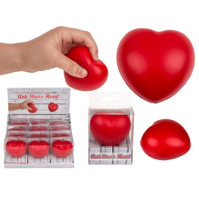 Serce antystresowe Dsp, ok. 6cm. 12 sztuk