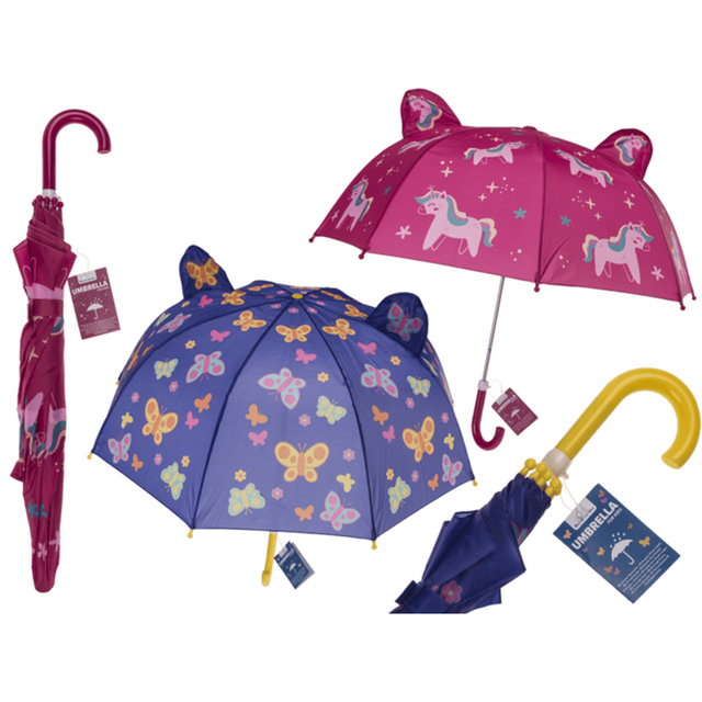 Parasol dziecięcy 3D. d: ok. 70cm. 2 różne
