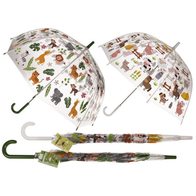 Przezroczysty parasol dziecięcy. d: ok. 72cm
