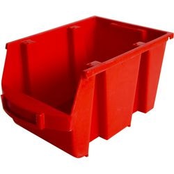 Kosz do przechowywania viso spacy3r 4l 15 x 23,5 x 12,6 cm czerwony