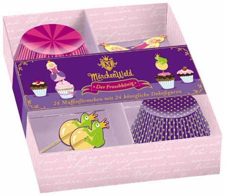 Bajkowy las: foremki na muffinki 4 os. (24 szt.)