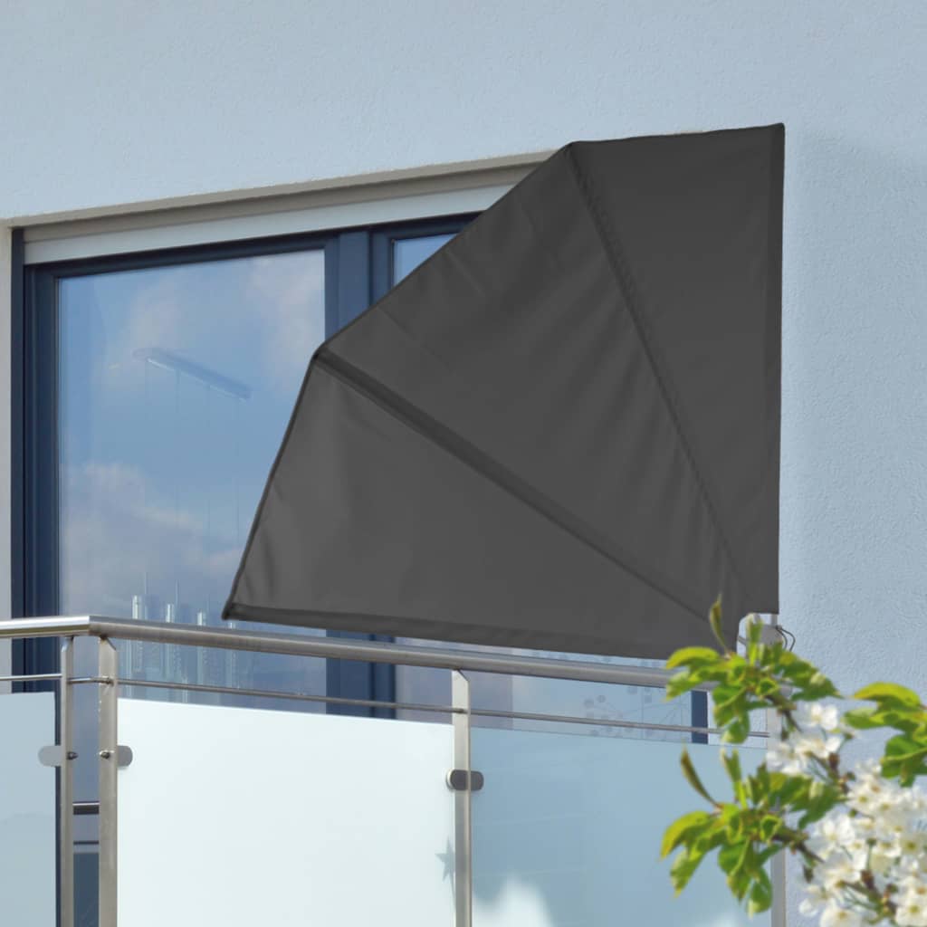 Cześć HI Balkon Ecran 1.2x1,2 M Black poliestrowy