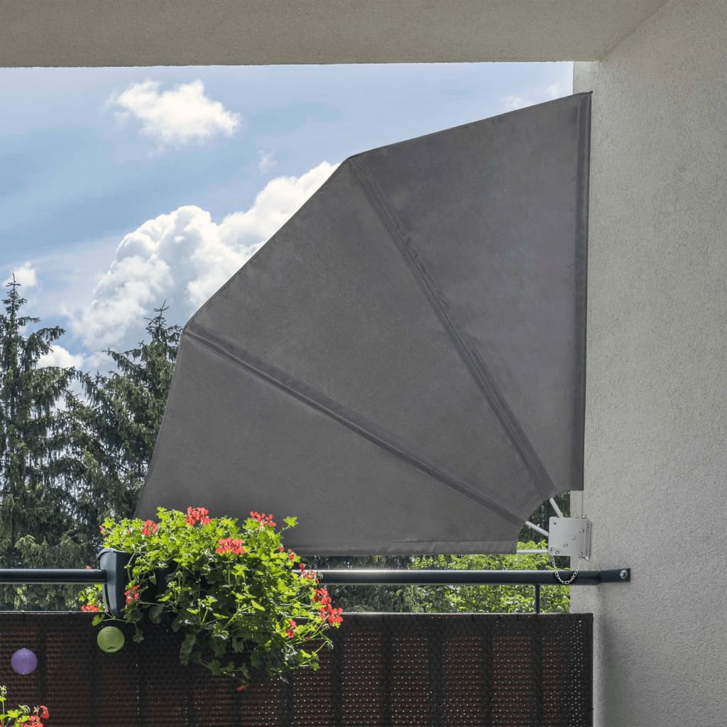 Cześć HI Balkon Ecran 1.2x1,2 M Black poliestrowy