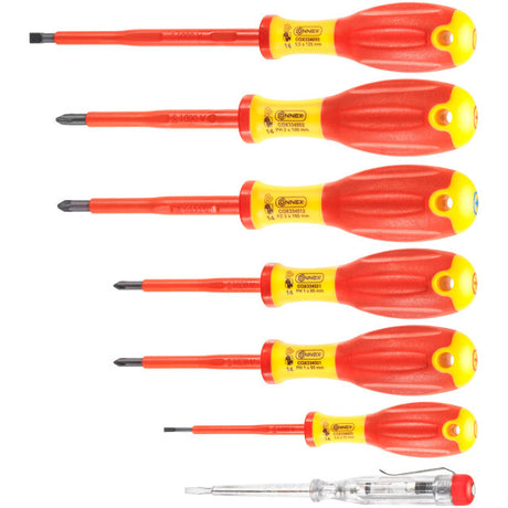 Connex cox334207 7-częściowy zestaw wkrętaków 1kv 2c