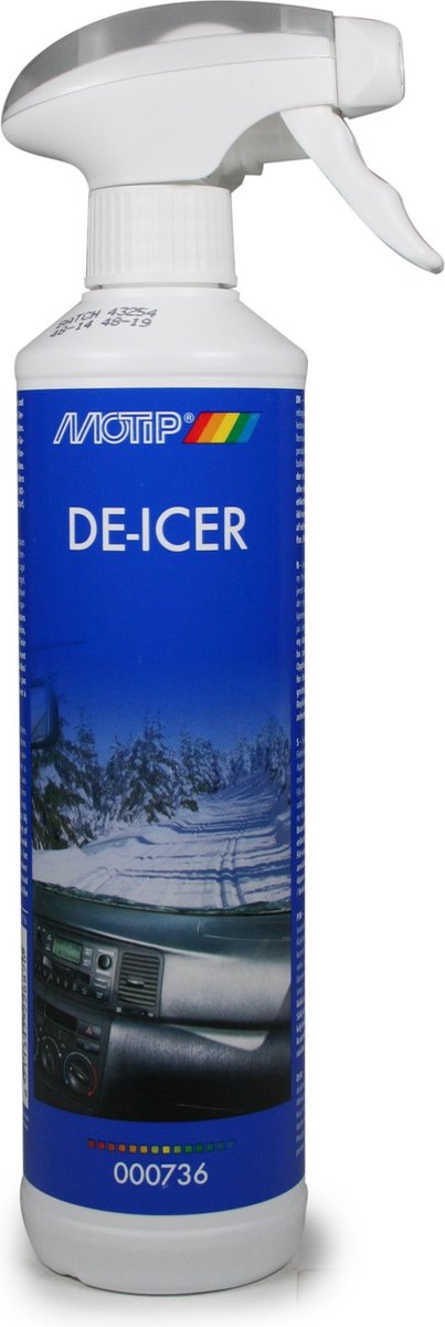 Spray do odmrażania szyb Motip - szybko działający - formuła zapobiegająca zamarzaniu - 500ml