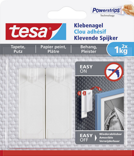 Tesa 1051200 - klej do powierzchni wrażliwych na paznokcie 1kg | 8 sztuk