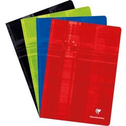 Notatniki zszyte Clairefontaine 3123 a4 21x29,7cm 90g, różne w kratkę