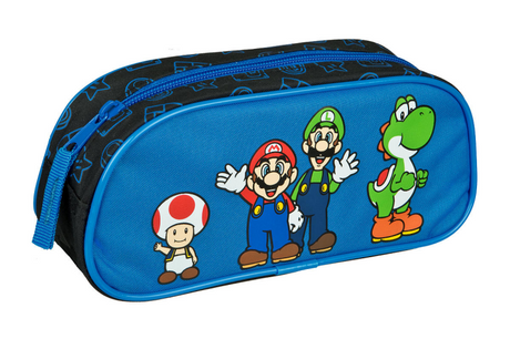 Piórnik Undercover Super Mario niebieski, zapinany na zamek