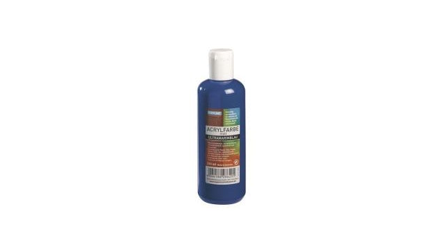 Butelka z farbą akrylową Toppoint 250 ml niebieska