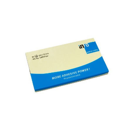 Notatki informacyjne Kangaro 125x75mm żółte 12 bloków po 100 arkuszy