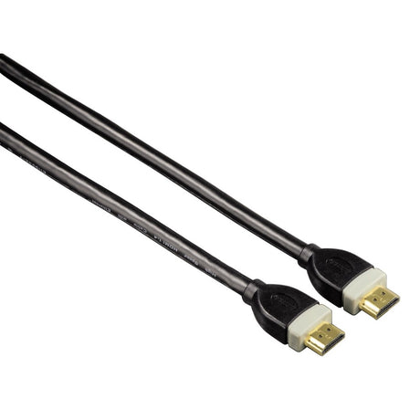 Kabel Hama High Speed HDMI, pozłacany, 1,8 m, czarny