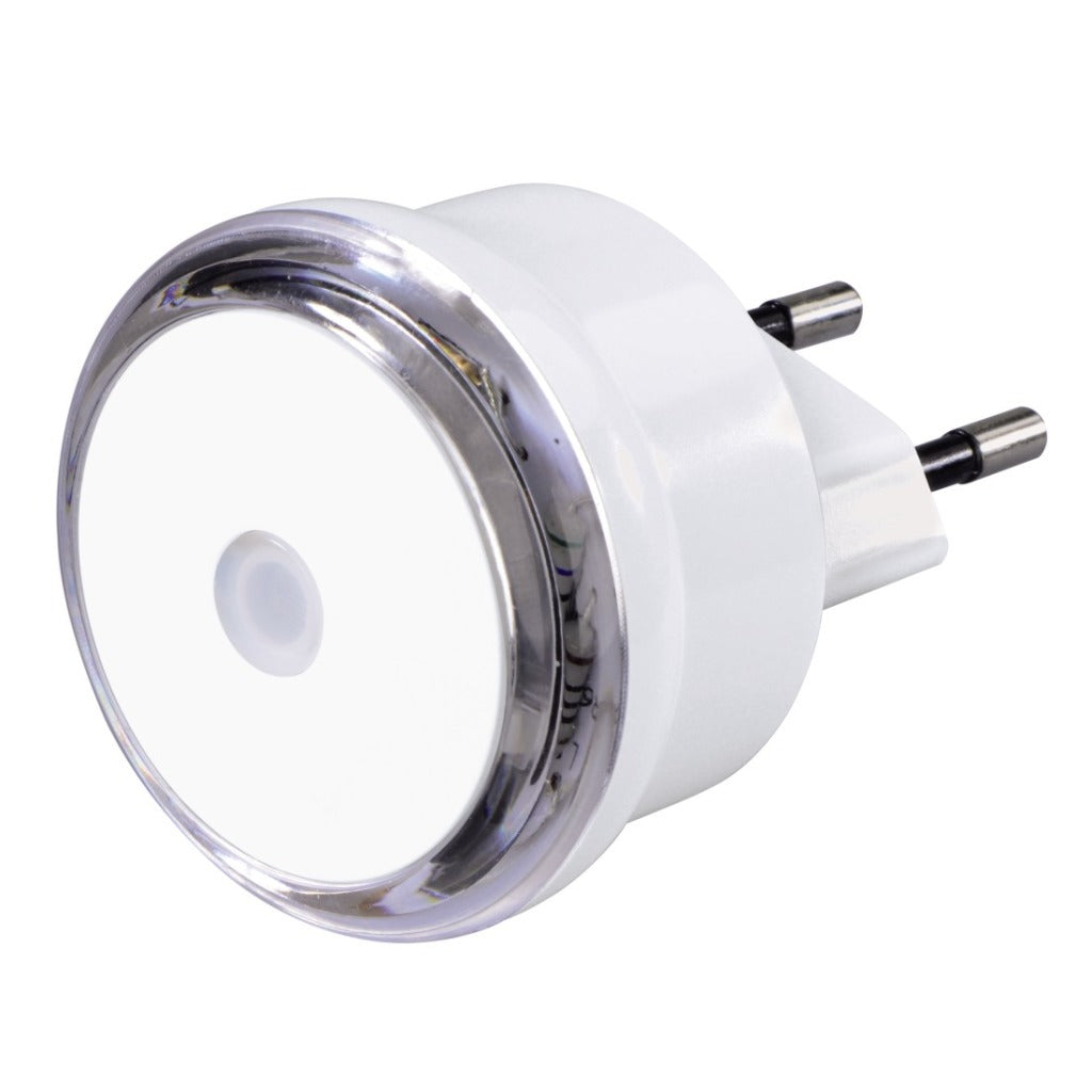 Lampka nocna LED Hama Basic okrągła biała