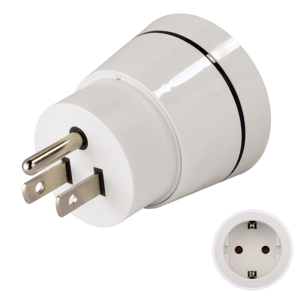 Adapter wtyczki podróżnej Hama Europa – USA