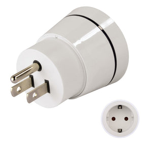 Adapter wtyczki podróżnej Hama Europa – USA