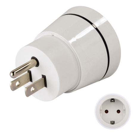 Adapter wtyczki podróżnej Hama Europa – USA