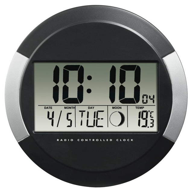 Hama radio z zegarem DCF pp-245 czarne
