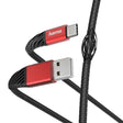 Hama kabel do ładowania danych Extreme USB-A - USB-C 1,5 m czarny czerwony