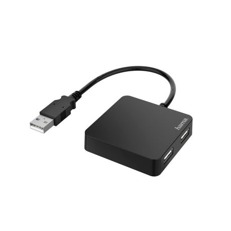 Hama Hub USB linii wejściowej 4 porty czarny