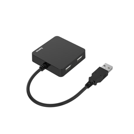 Hama Hub USB linii wejściowej 4 porty czarny