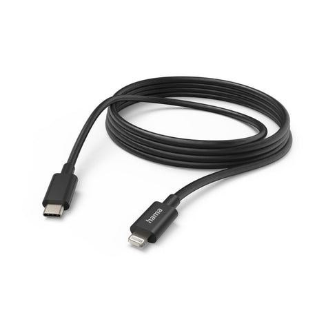 Kabel ładujący Hama USB-C - Lightning 3 m czarny