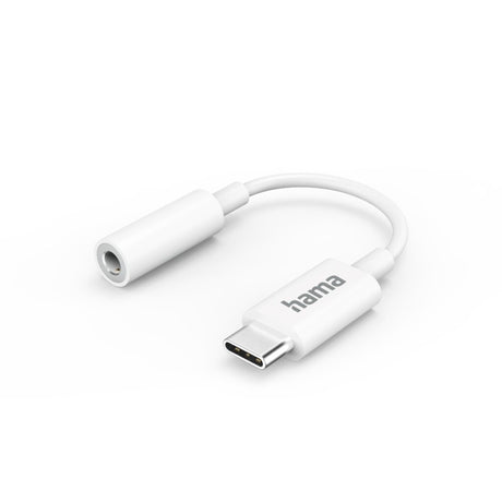 Hama adapter aux USB-C ndash; Złącze jack 3,5 mm, białe