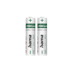 Akumulator Hama NiMH nr 039;s AAA micro 700 Mah 1,2 V 2 sztuki