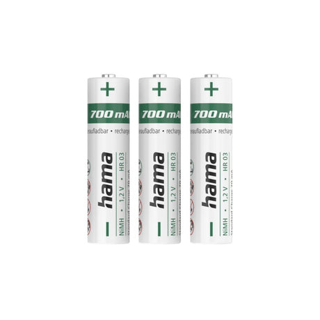 Akumulatory Hama nimh aaa micro 700 mah 1,2 V 3 sztuki