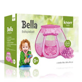 Inne marki knorrtoys namiot do zabawy ze 100 kulkami w kolorze różowym