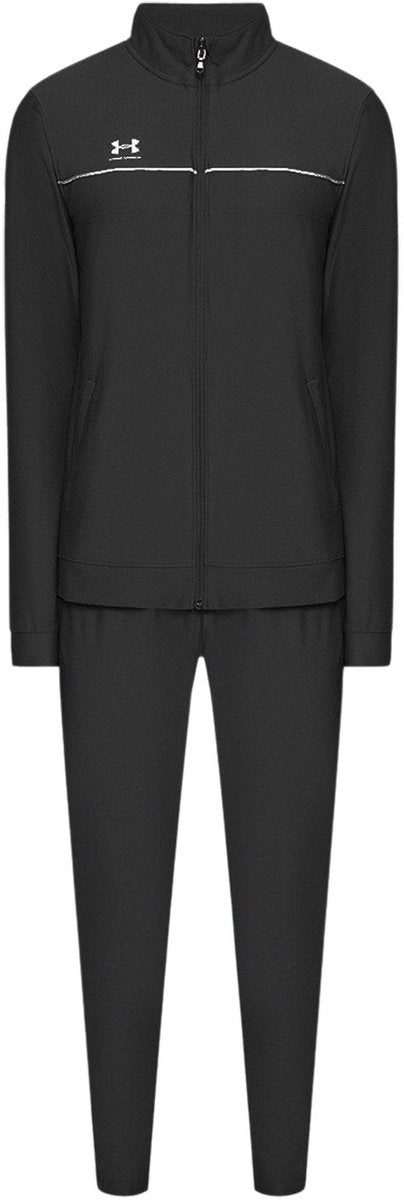 Męski dres Under Armour Challenger Tracksuit-blk w kolorze czarno-białym