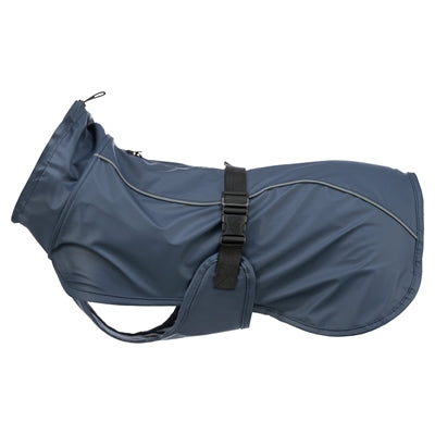 Trixie be nordic płaszcz przeciwdeszczowy dla psów - husum niebieski - długość tyłu 50 cm - XL