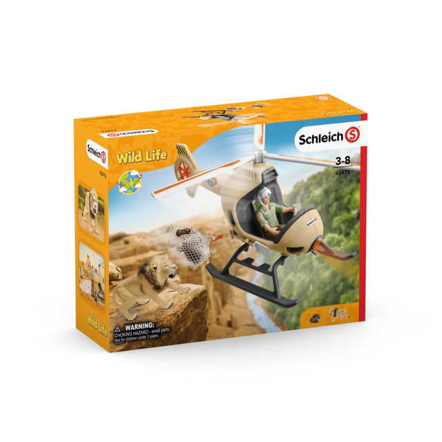 Helikopter ratunkowy dla zwierząt Schleich 42476