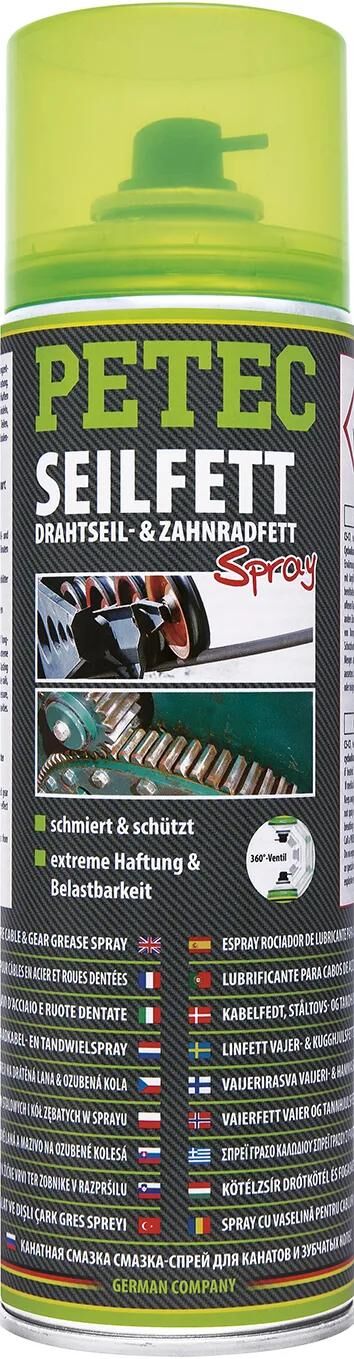 Petec haftschmiermittel seilfett smar do lin w sprayu 500 ml