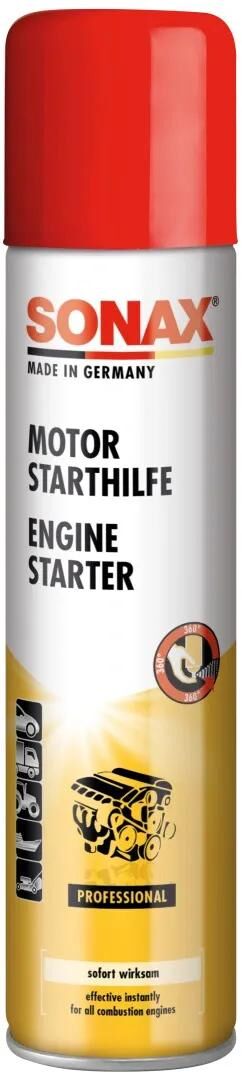 Sonax pomoc rozruchowa w sprayu motorstarthilfe pomoc w uruchomieniu 200 ml spray