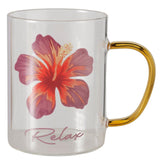 Kubek domowy Boltze hibiskus 400ml ø8xw11cm