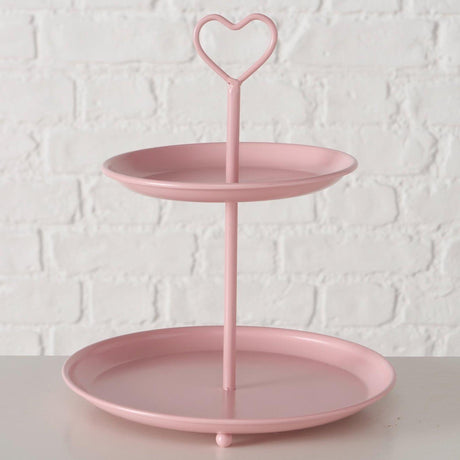 Boltze home etagã¨re posita różowy ø21xh25cm